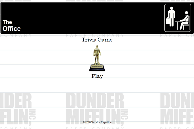 The Office Trivia Game